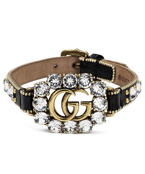 gucci leather cuff bracelet|gucci bracelets for women gold.